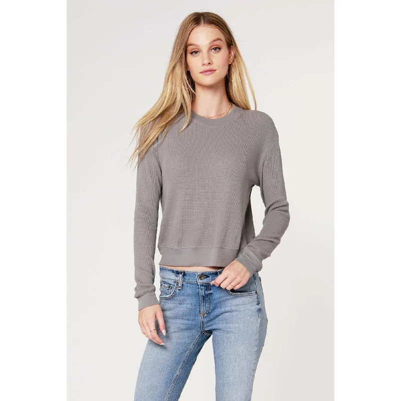 Thermal Boxy Long Sleeve Top Sustainable Organic
