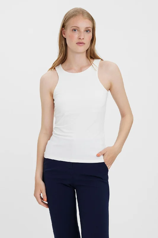 Bianca Tank Top in White garde