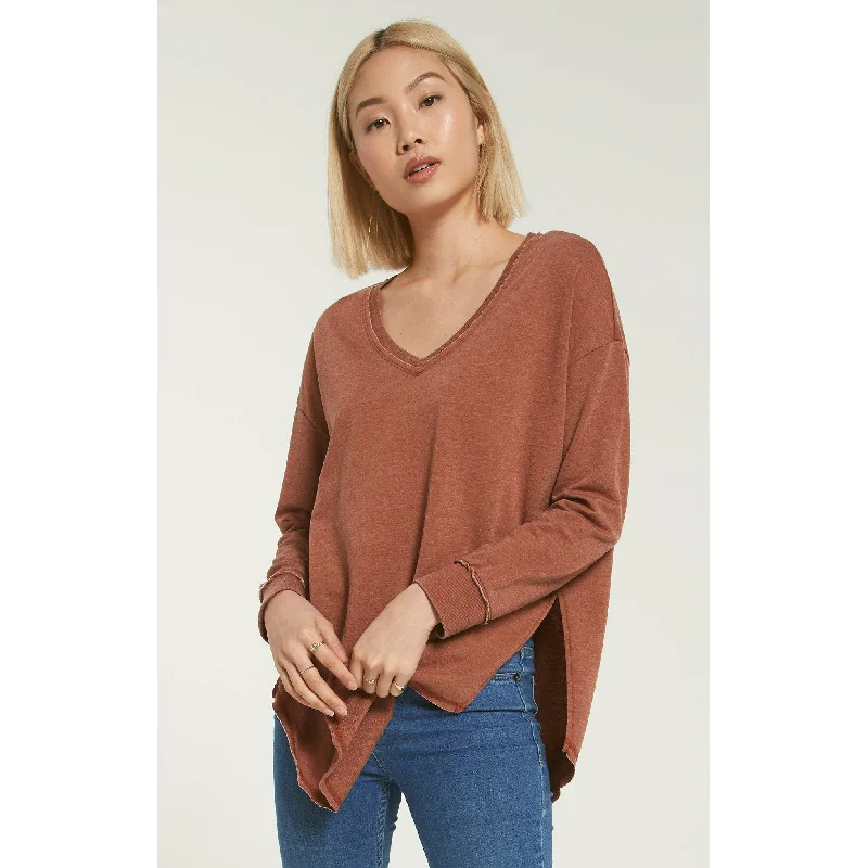 V-Neck Weekender Earthy Women's Hemp - based
