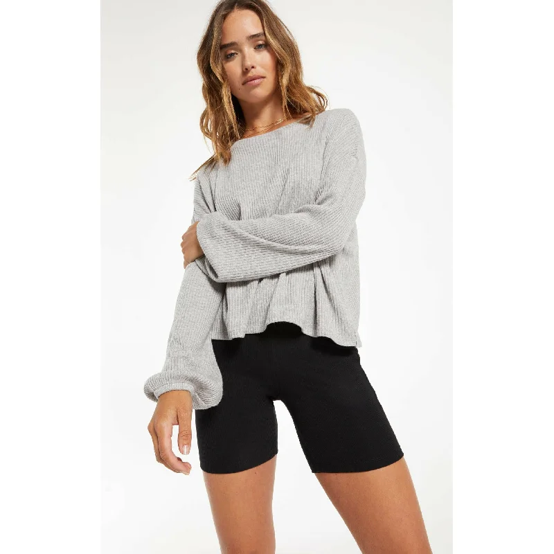 Annie Rib Long Sleeve Top performance