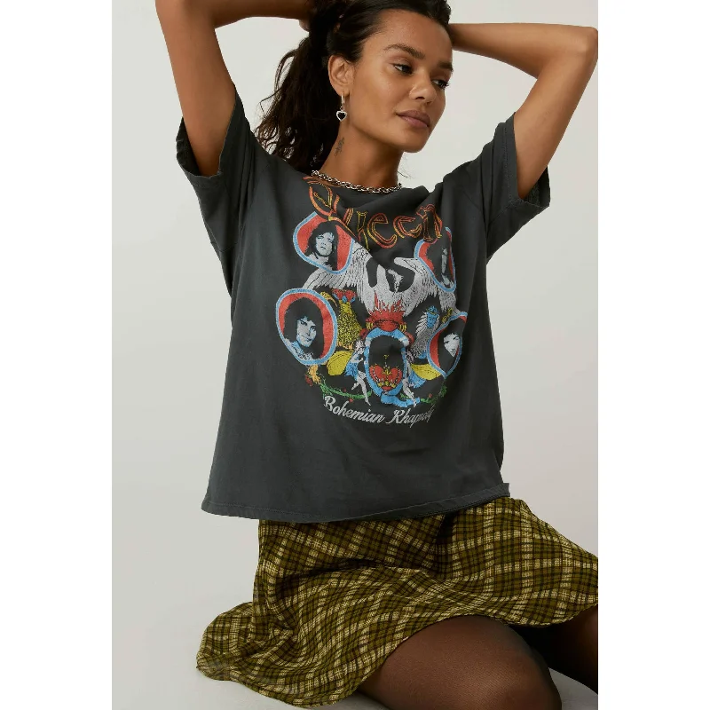 Queen Bohemian Rhapsody Boyfriend Tee Sleek Women's 