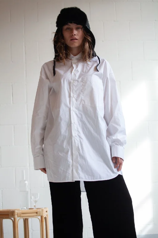 Oskar Oversized Shirt Polished Women's Silk