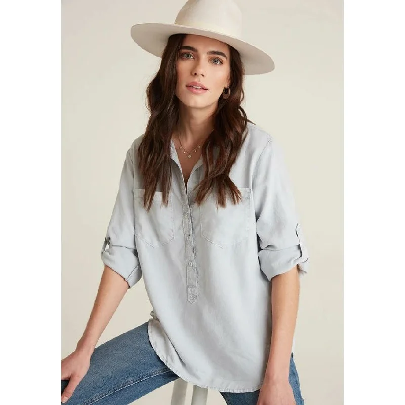 Pullover Placket Shirt Luxurious Women's High -  end