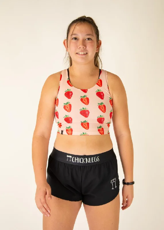 Strawberry Szn PWR Crop Top Stylish Women's Tropical 