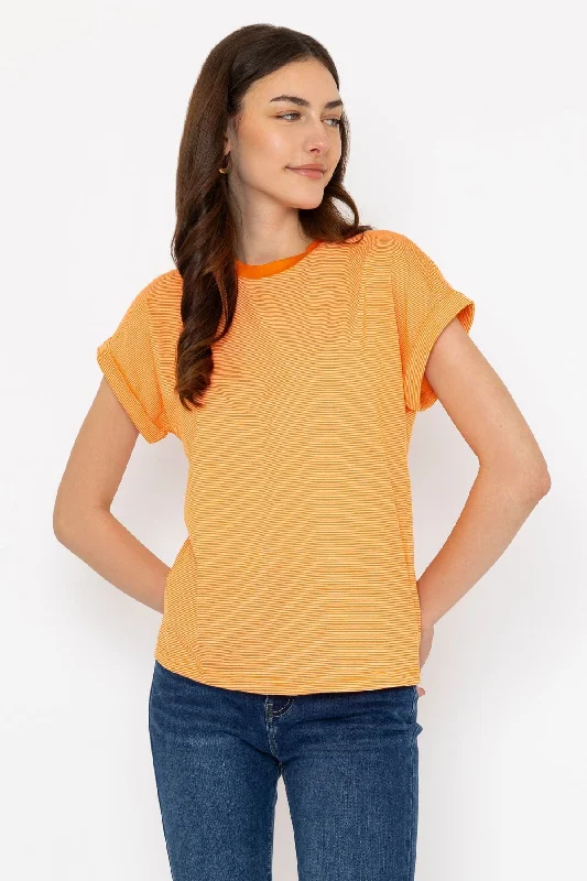 Stripe Tee in Orange Modern Women's Tech
