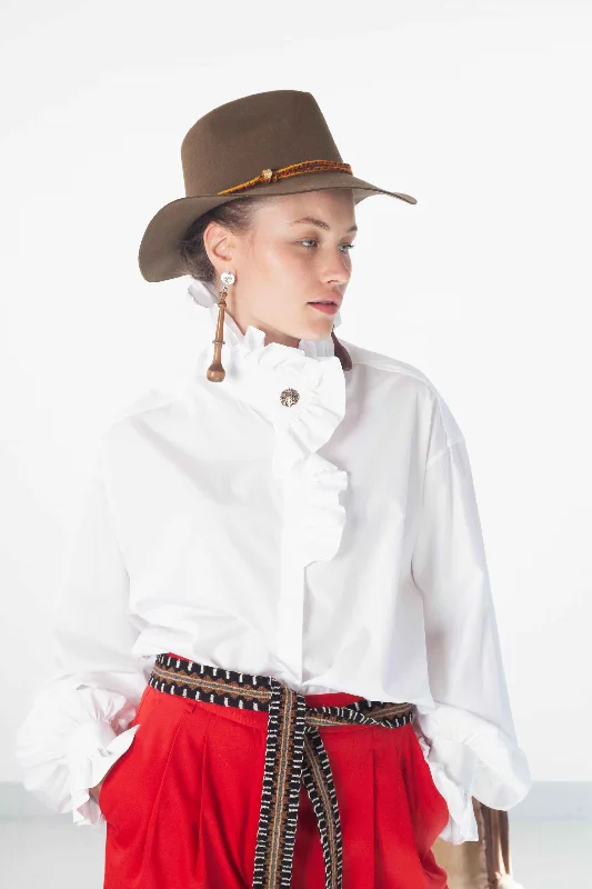 Arianna Serge Cotton Blouse Australian Beach