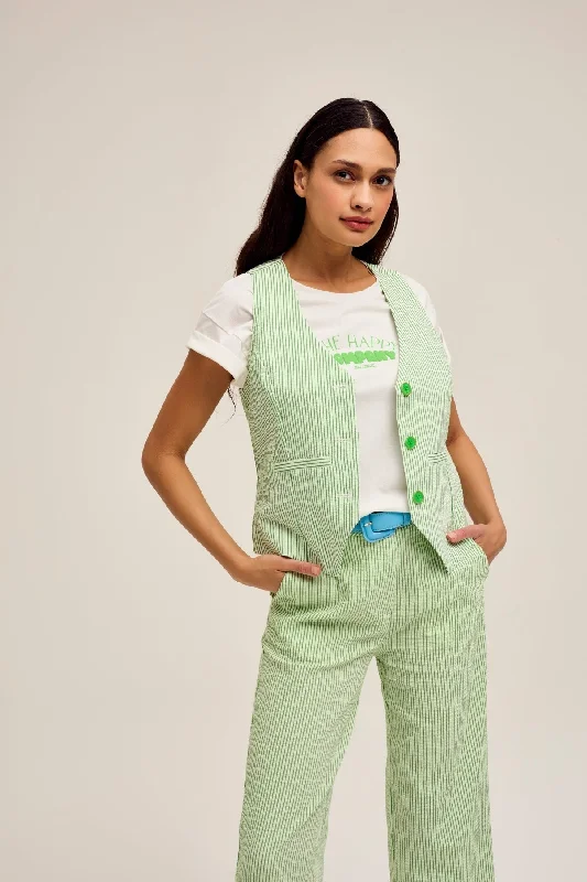 Ivan Green Waistcoat Sophisticated Women's 