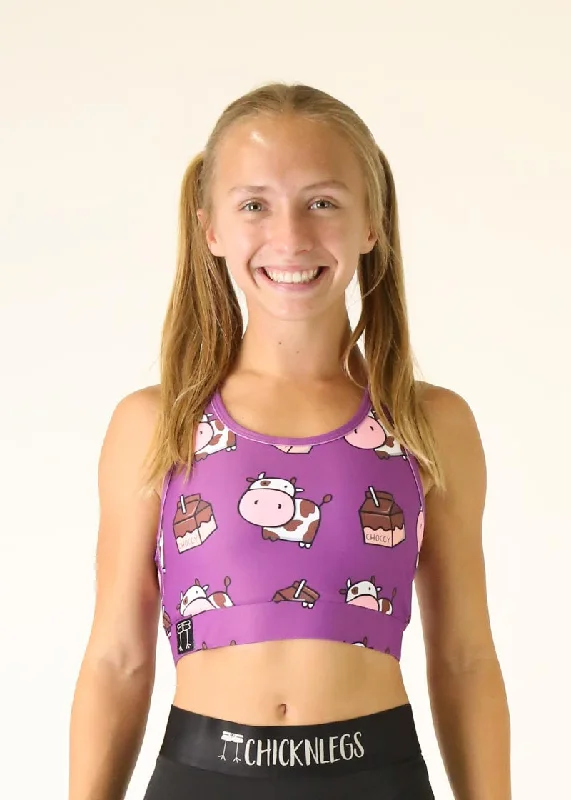Choccy Cows OG Sports Bra purpose
