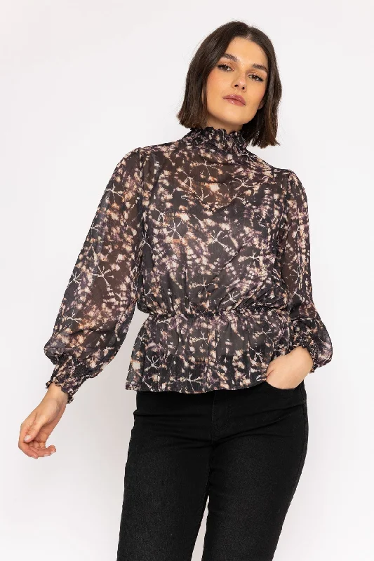 Chiffon Blouse in Animal Print purpose