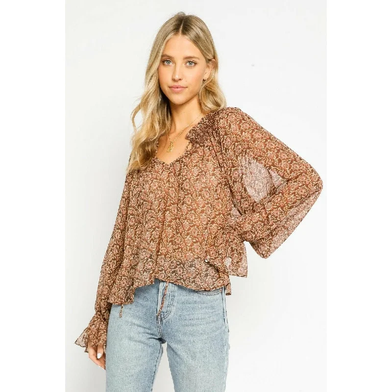 Tapestry Blouse Traditional Women's 
