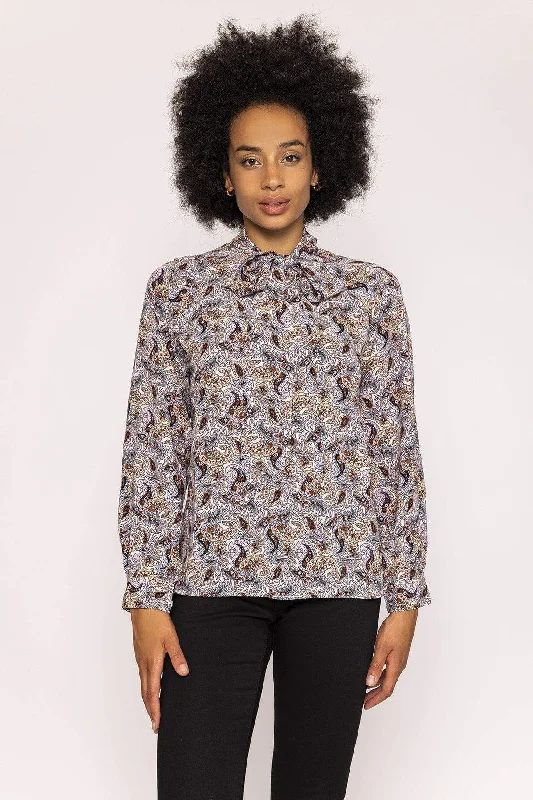 Paisley Print Blouse in Print Confident Women's High - fashion
