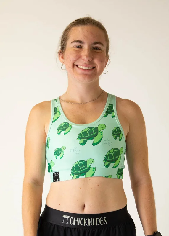 Sea Turtles OG Sports Bra Dapper Women's 1920S