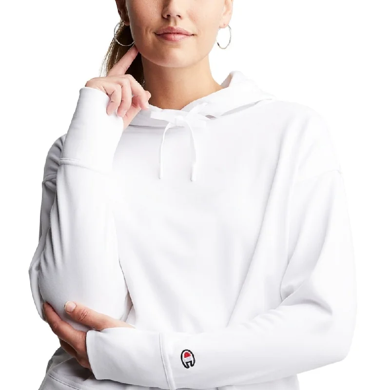 Champion Women's Game Day Hoodie White Size Medium Classic Women's Tweed