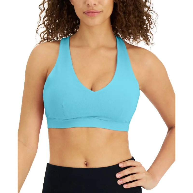 Id Ideology Women's Low Impact Sports Bra Blue Size Small performance