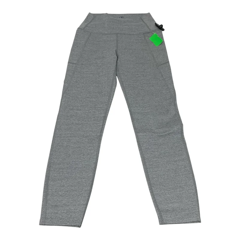 Athletic Leggings By Ab In Grey, Size: M Feminine Women's Style 