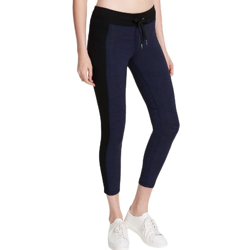 Calvin Klein Women's Heathered Cropped Leggings Creek Heather Size Large - Blue Monochromatic All - in - one Calvin Klein Women's Heathered Cropped Leggings Creek Heather Size Large - Blue Monochromatic All - in - one