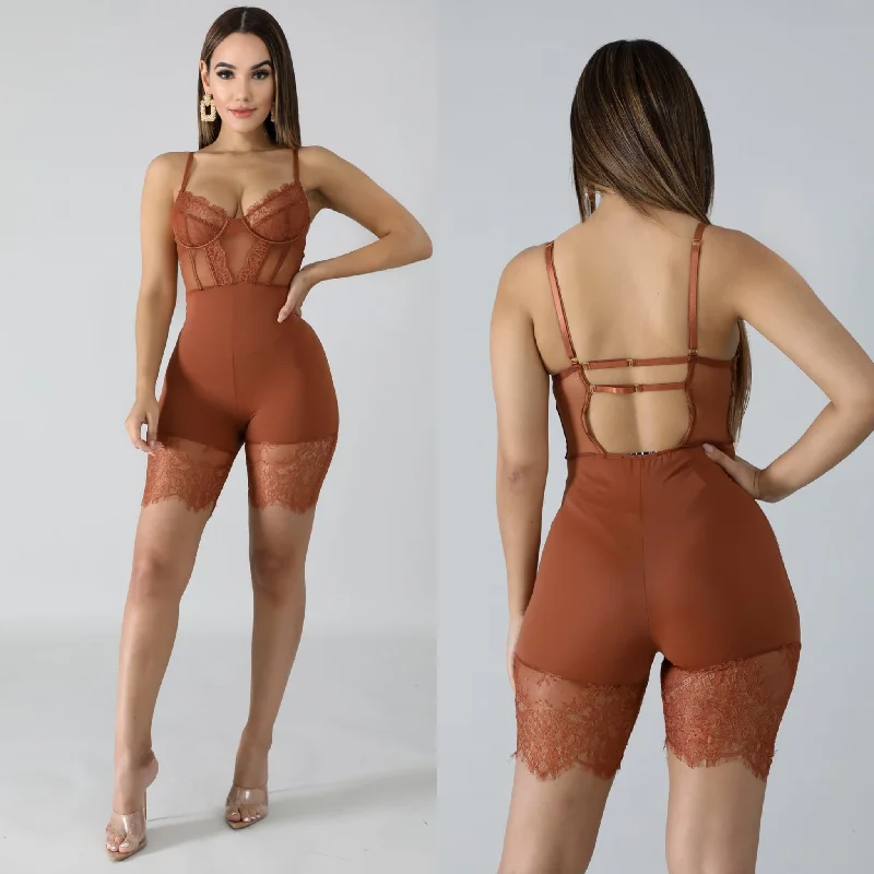Leah Bodysuit Romper Country