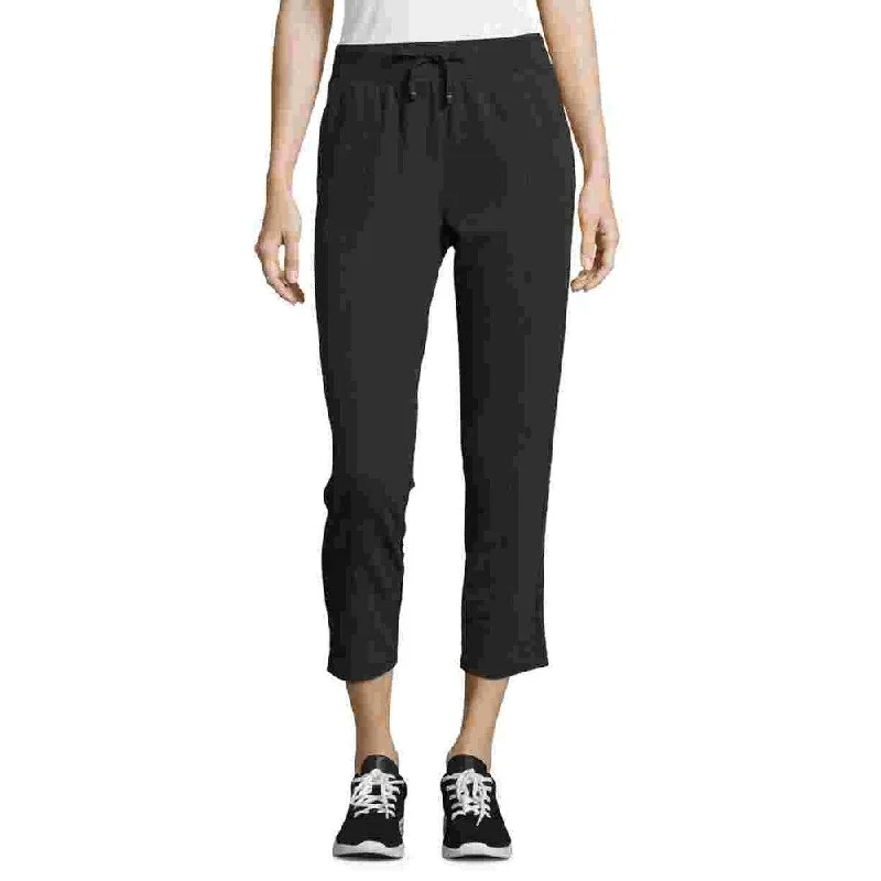 Champion Women's Varsity Stripe Ankle Pants Black garde