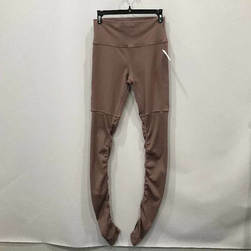 Athletic Leggings By Alo In Mauve, Size: M Cozy Women's Winter