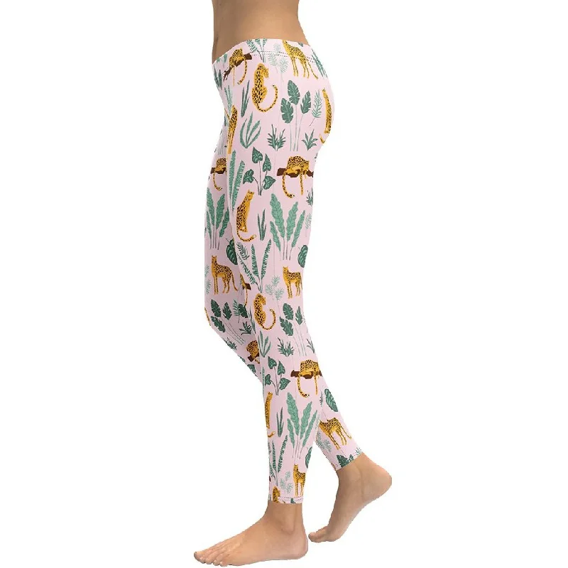 Nature and Leopards Leggings Hip Women's Urban
