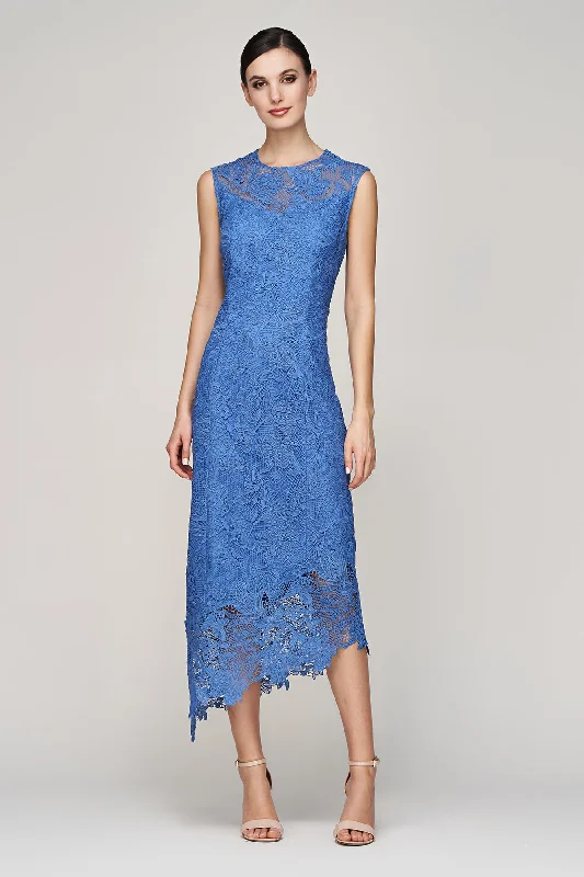 Imelda Asymmetric Midi Dress Edgy Women's Punk