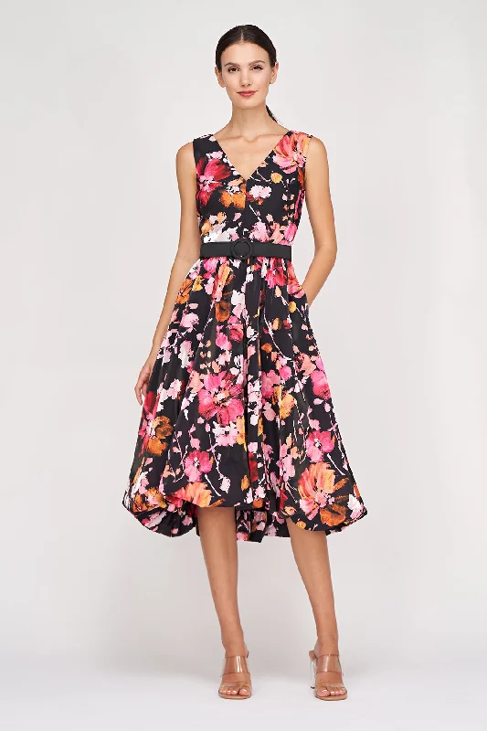 Viola High Low Midi Dress Practical Women's Multi - 