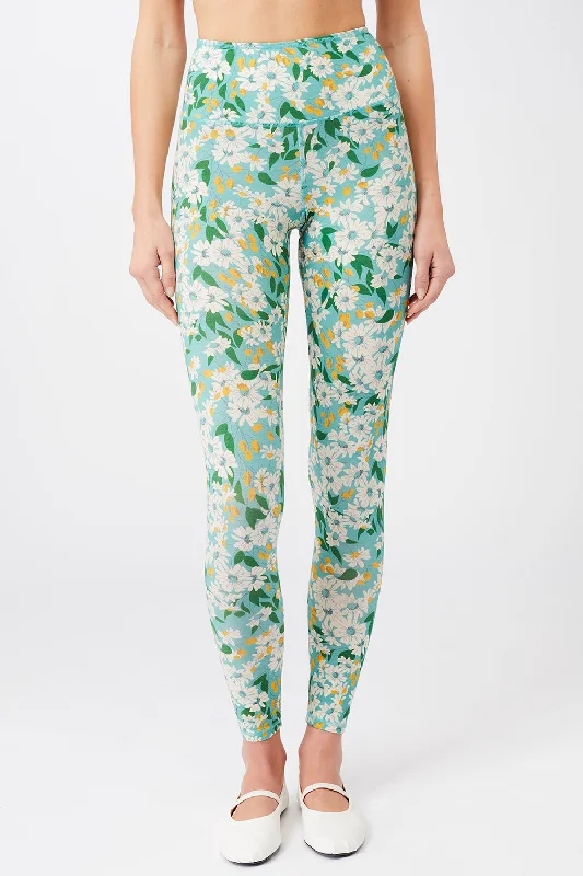 Printed Leggings (Print Tea Garden) Australian Beach