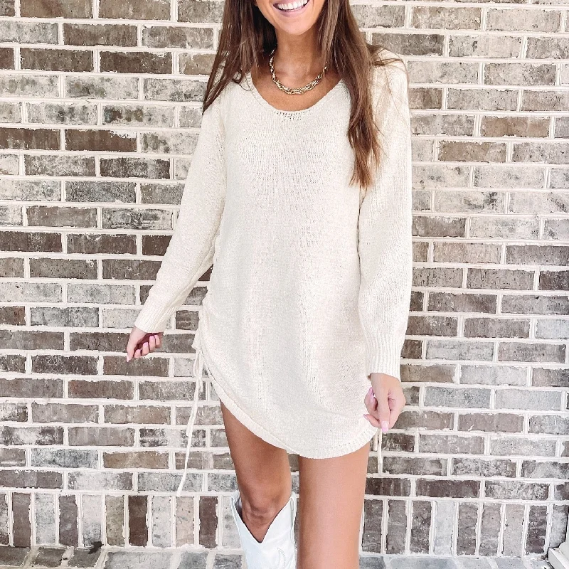Alani Sweater Dress Geometric