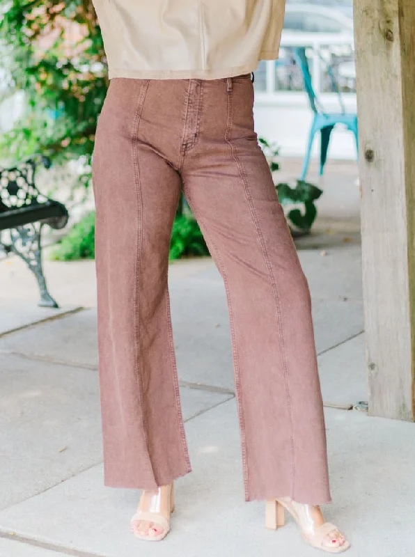 Penny Seamed High Rise | Dark Roast British Gentlewoman Style