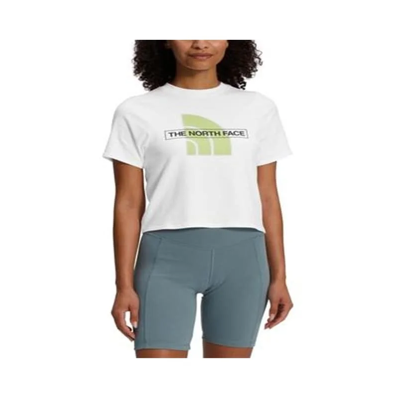 The North Face Women's Logo T-Shirt White Size Large Geometric