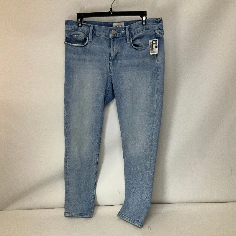 Jeans Skinny By Frame In Blue Denim, Size: 6 Hip Women's Urban