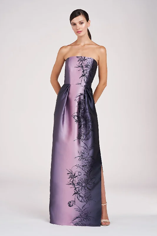 Marisol Strapless Column Gown Gym