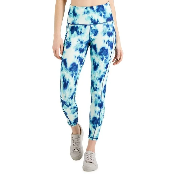 ID Ideology Women's Compression Shades 7/8 Leggings Blue Size X-Small - XS Gym