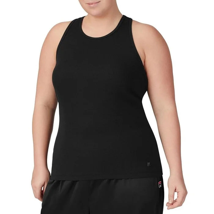 Fila Women's Higher Power Tank Top Black Size 1X Hip Women's Urban