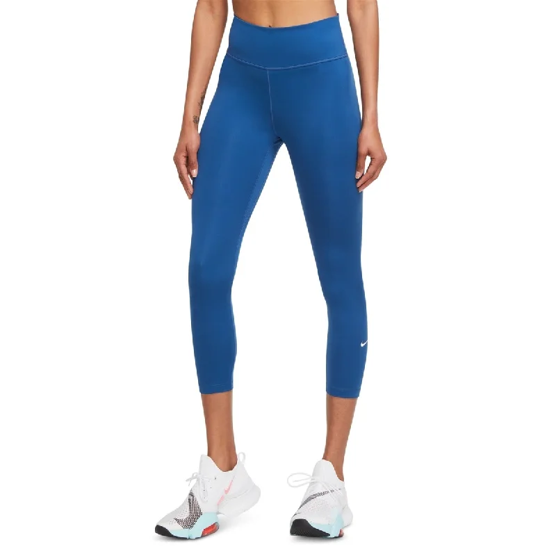 Nike Women's Cropped Leggings Blue Size 1X Artistic Women's Avant - 