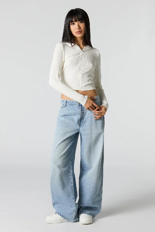 Low Rise Slouchy Jean Trendy Women's Oversized
