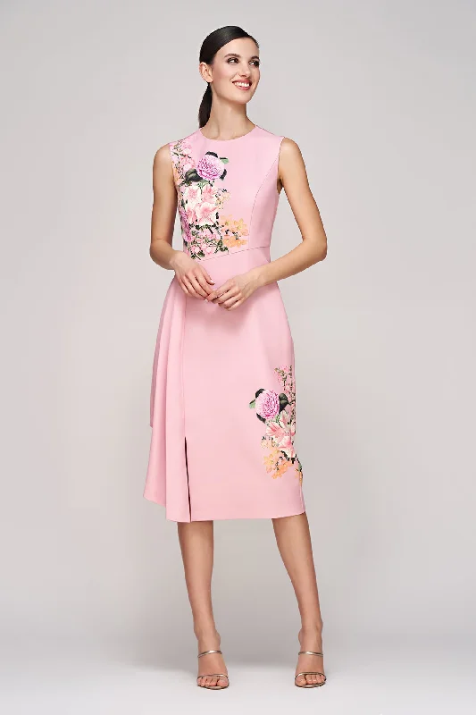 Mabel Midi Dress Classic Women's Pin - striped