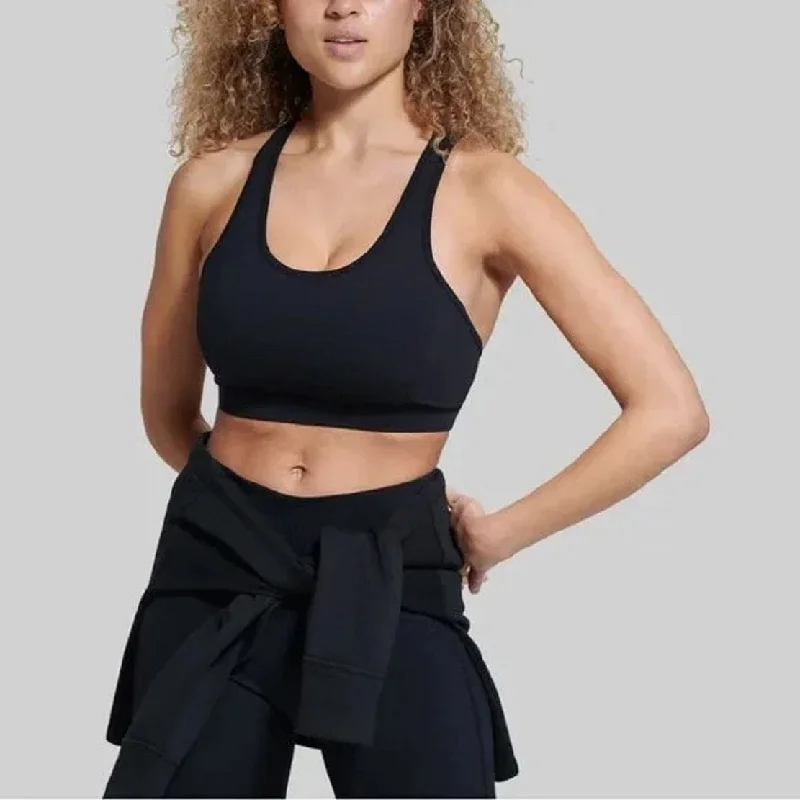 Bass Outdoor Women's Benton Po Back Pocket Sports Bra Black Size Medium Elegant Women's 