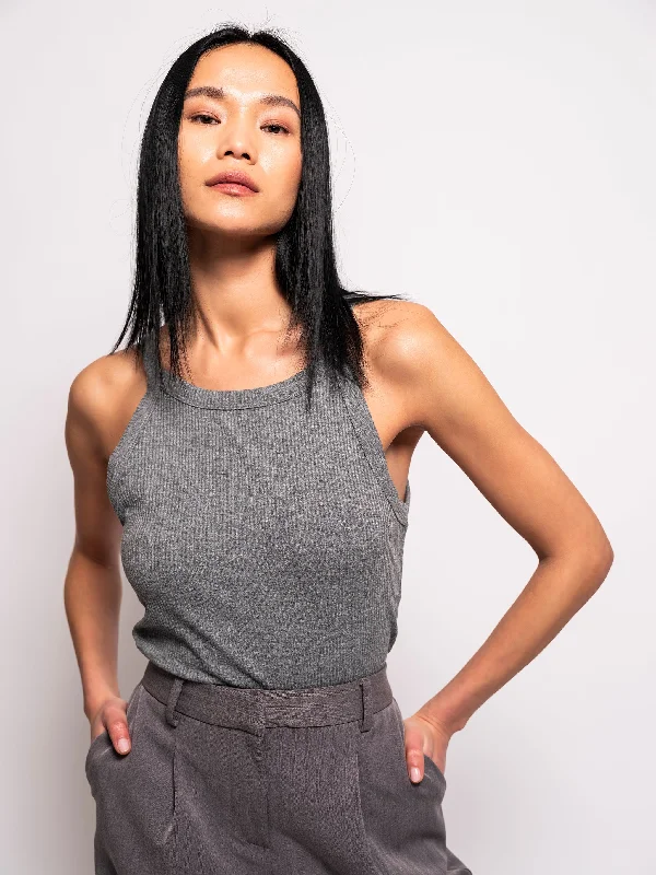 Round Neck Top Classic Women's Tweed