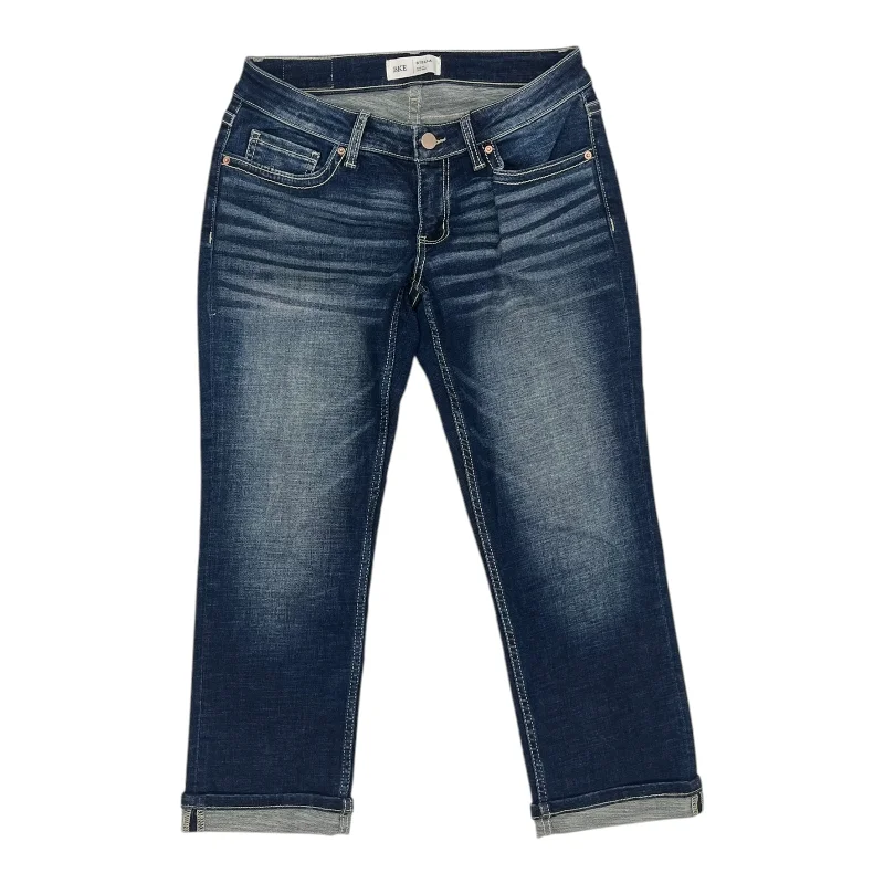 Jeans Cropped By Bke In Blue Denim, Size:6 Contemporary 