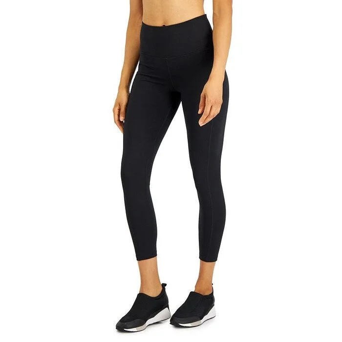 ID Ideology Women's Soft Side Pocket 7/8 Leggings Black Size X-Small - XS Artistic Women's Avant - 