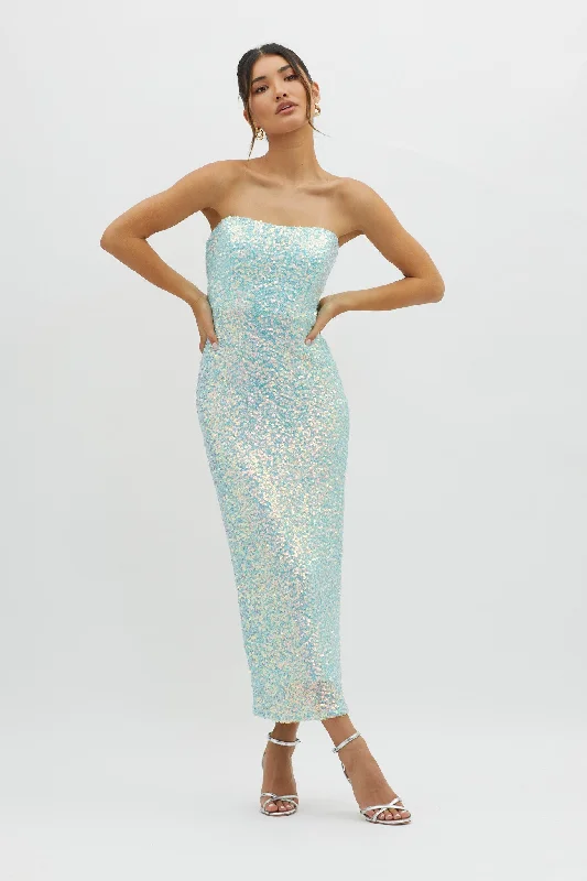 C'est Moi Sequin Laced Back Blue Dynamic Women's High - energy