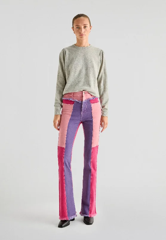 JEANS BOOTCUT COLOUR BLOCK Cashmere