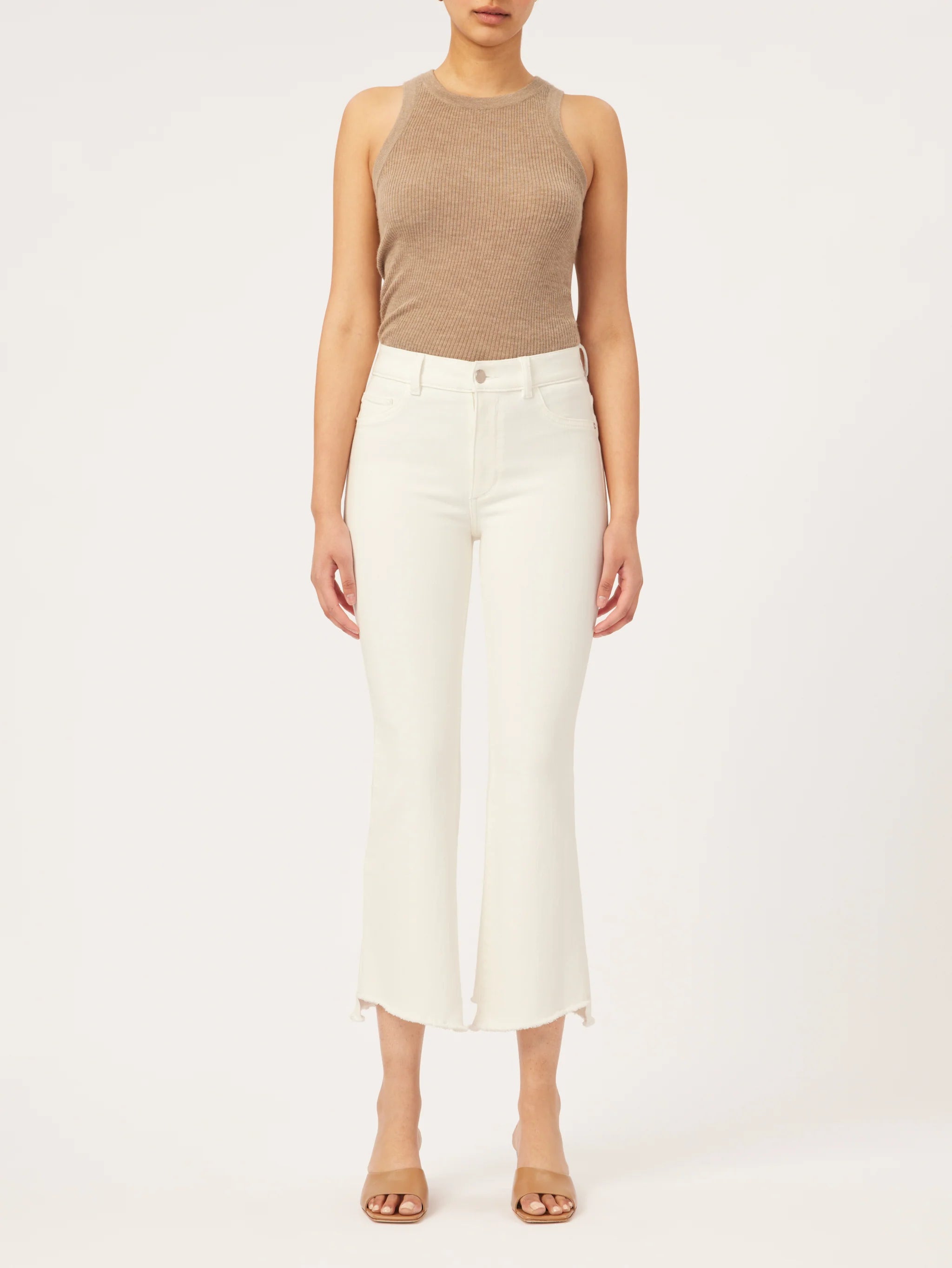 Bridget Boot | Milk Frayed Streetwear Style for 