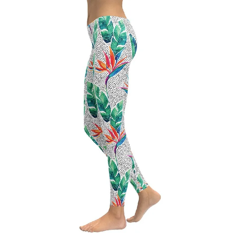 Polka Dot Floral Leggings Business